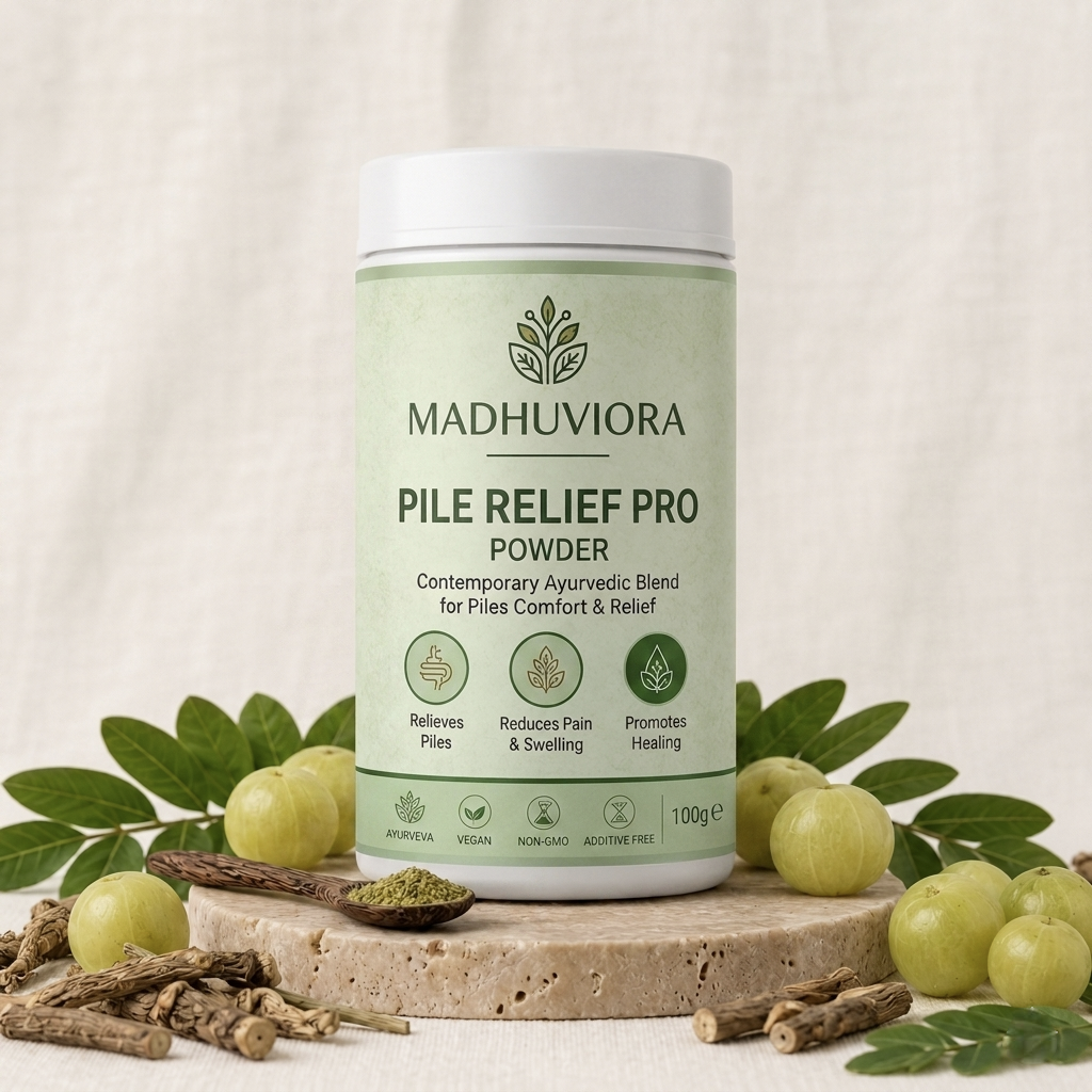 MADHUVIORA ® PILES RELIEF POWDER-30 DAYS CHALLENGE
