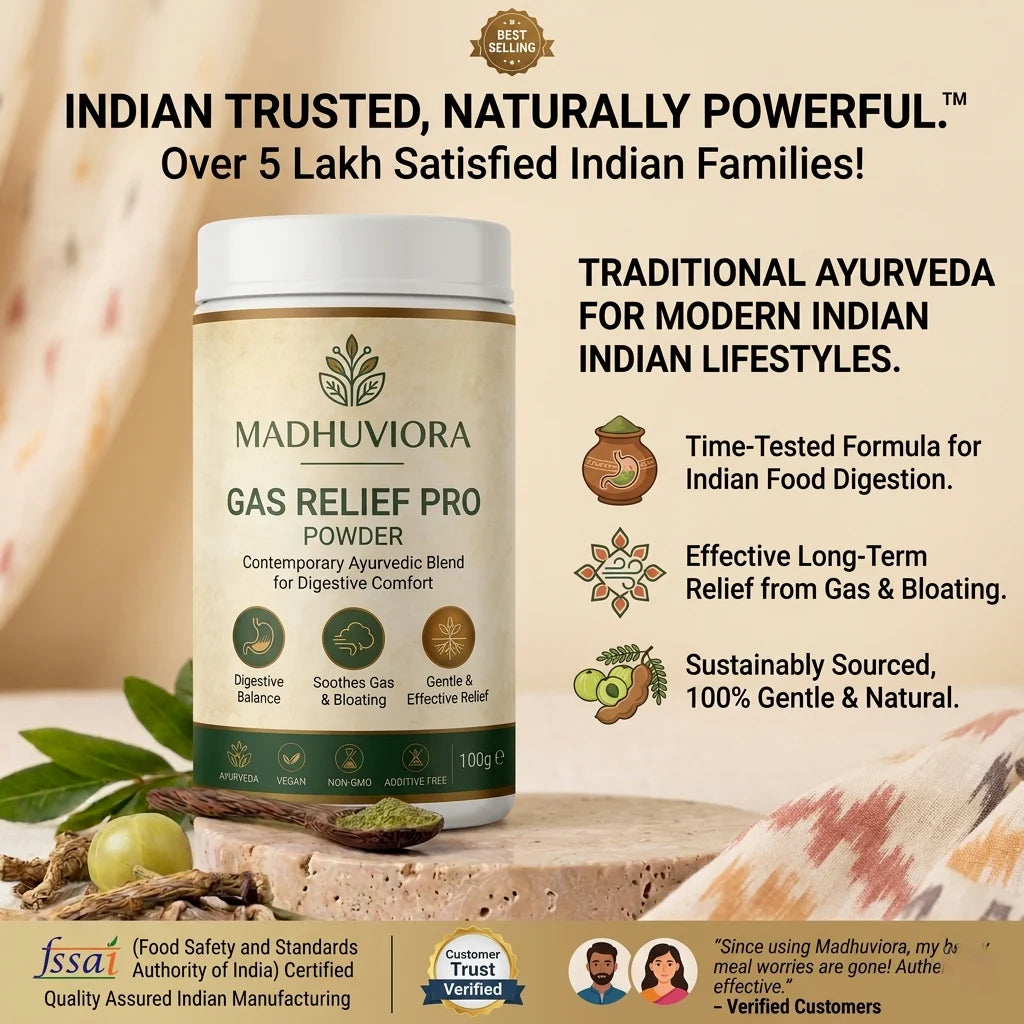 MADHUVIORA ® GAS RELIEF PRO POWDER 60 DAYS CHALLENGE