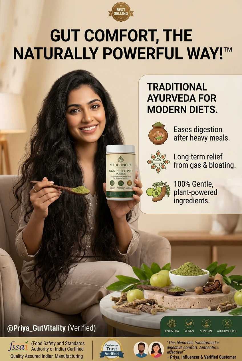 MADHUVIORA ® GAS RELIEF PRO POWDER 60 DAYS CHALLENGE