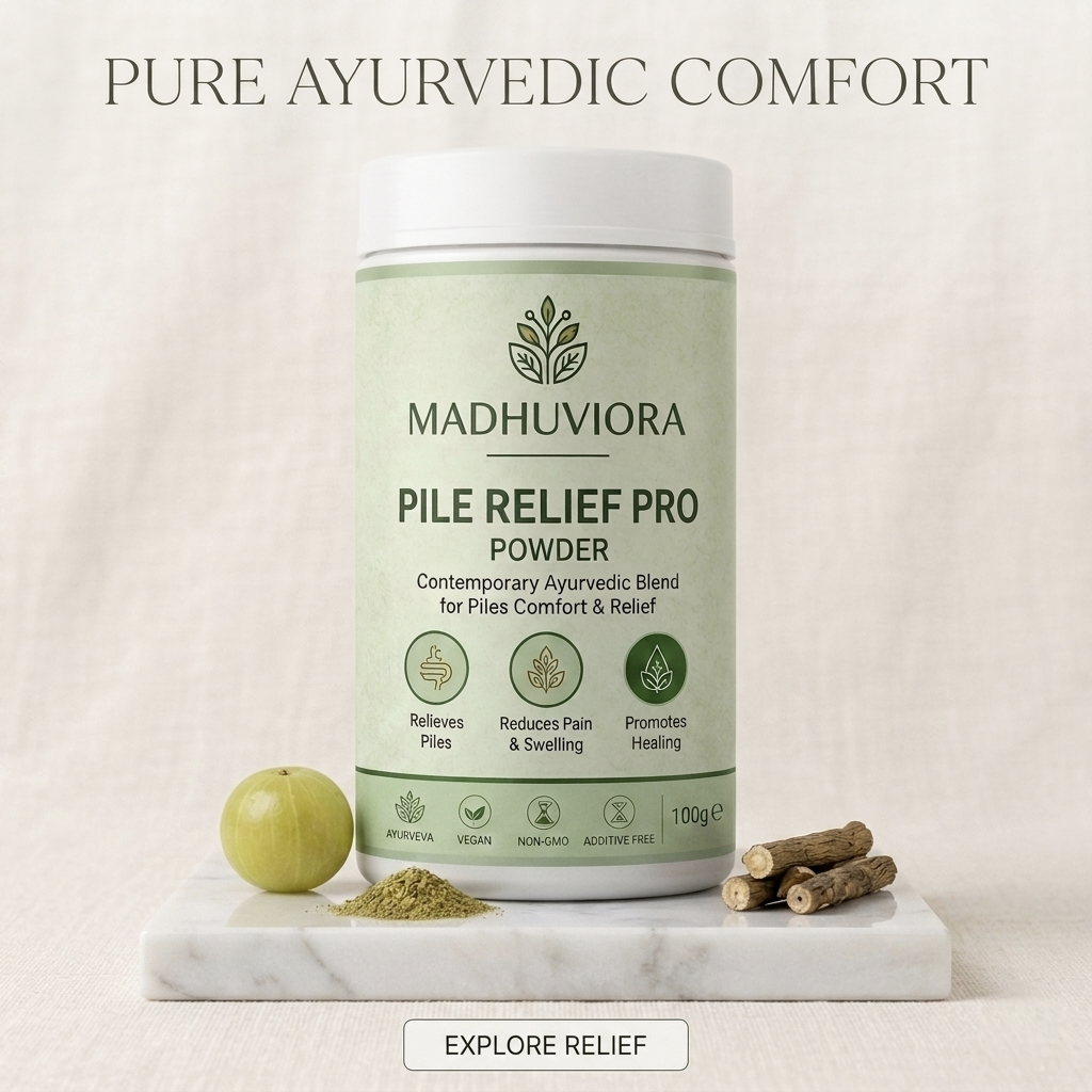 MADHUVIORA ® PILES RELIEF POWDER-30 DAYS CHALLENGE