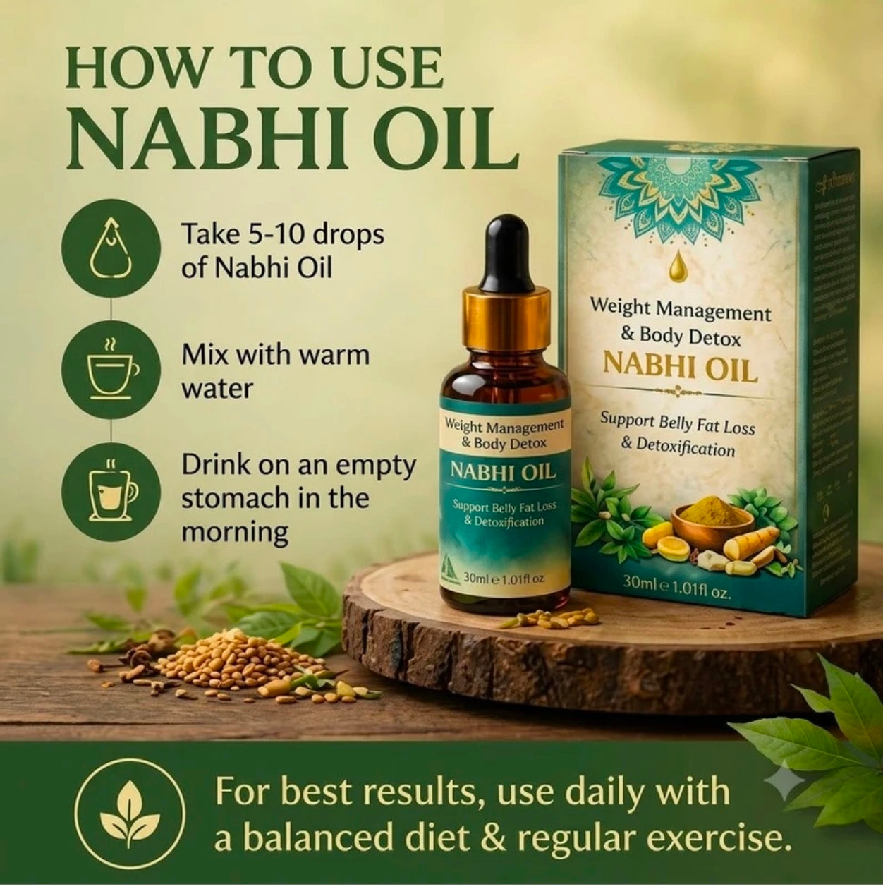 Digestion & Detox Nabhi Oil