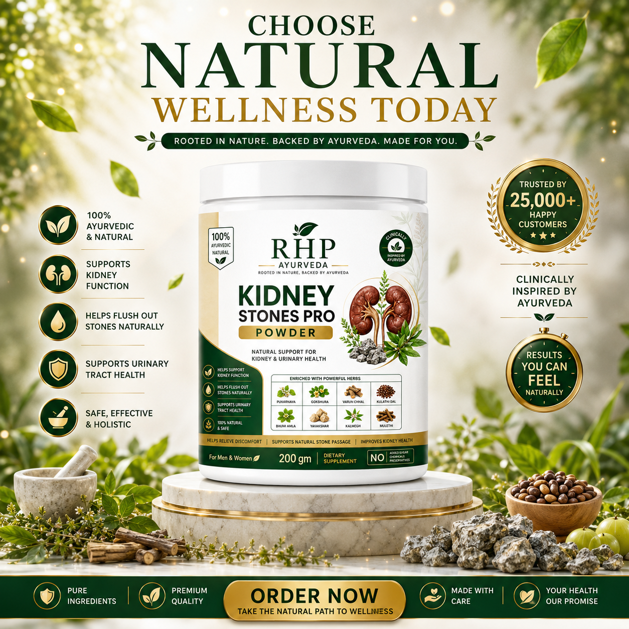 Kidney Stone Relief Powder-30 Days Challenge