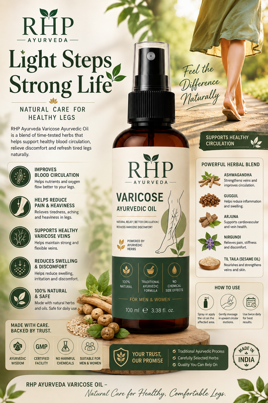 VARICOSE VEINS PAIN RELIEF OIL - Ayurveda Oil Relief 60 Days Challenge