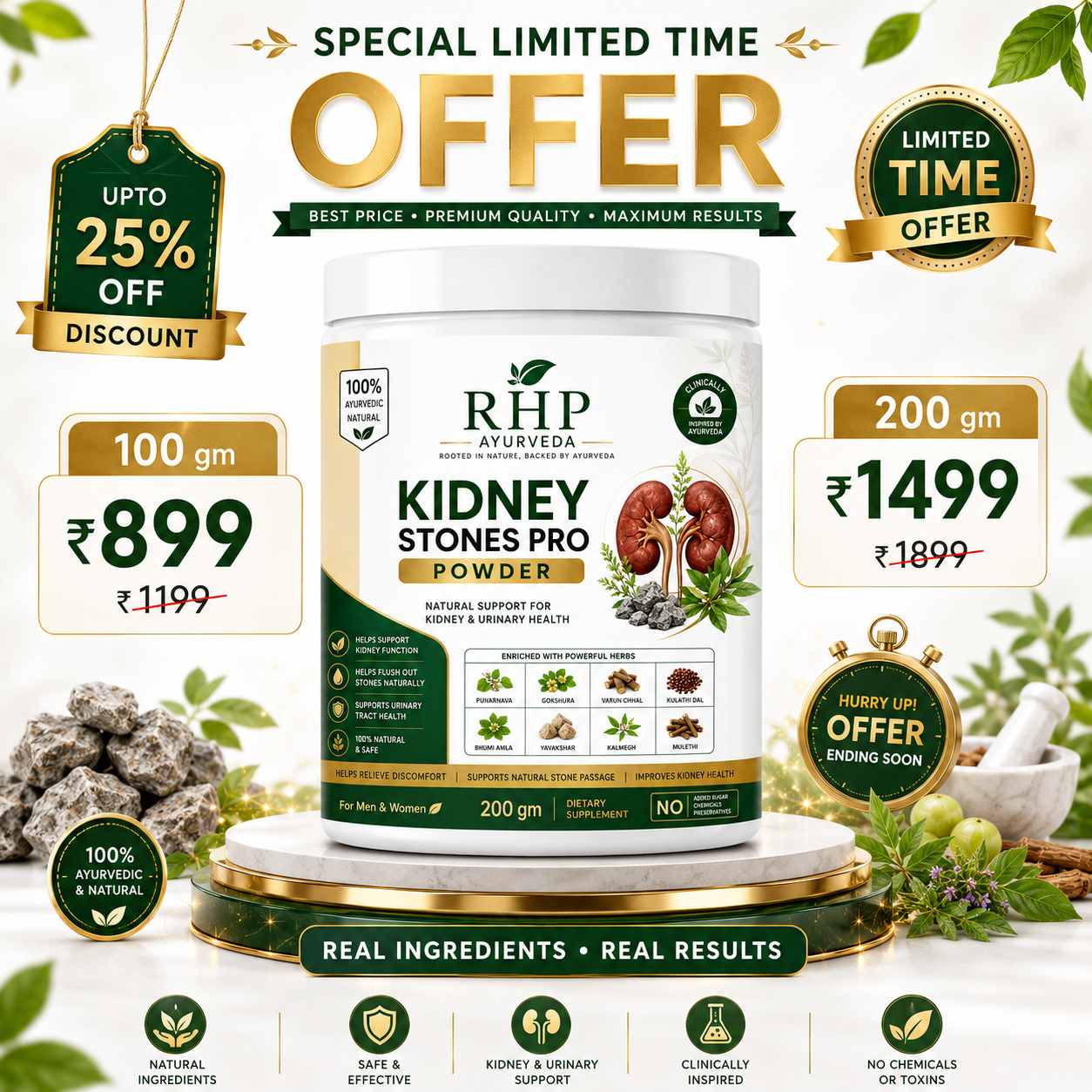 Kidney Stone Relief Powder-30 Days Challenge