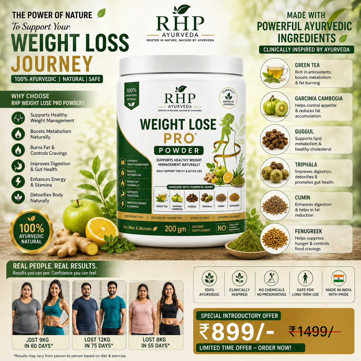 RHP Weight Loss Pro Powder-30 Days Challenge